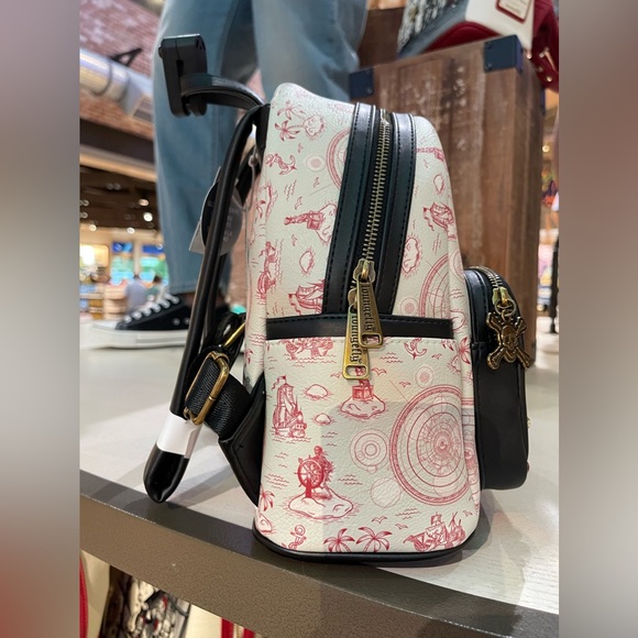 Disney Pirates of the Caribbean Loungefly backpack WDW 2024 - Picture 2 of 9